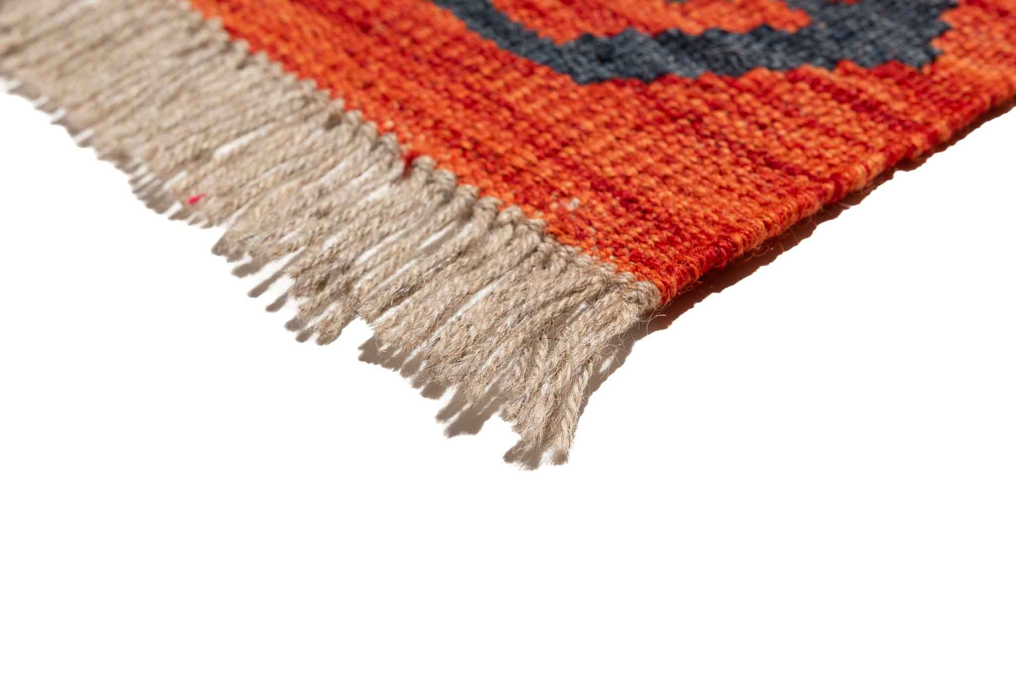 Afghanischer Kelim – 198 × 148 cm – handgewebt aus Schurwolle