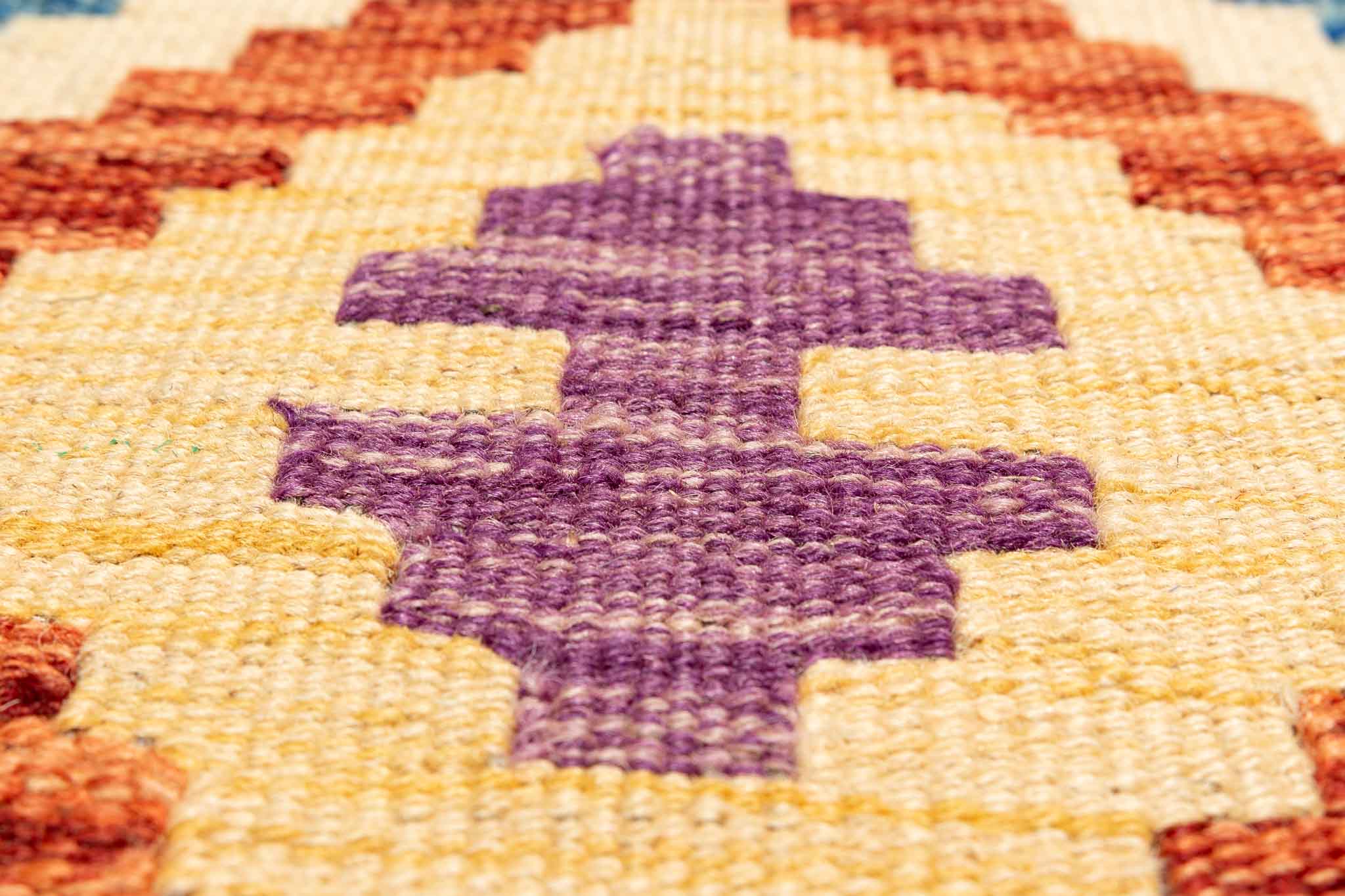 Afghanischer Kelim – 200 × 150 cm – handgewebt aus Schurwolle