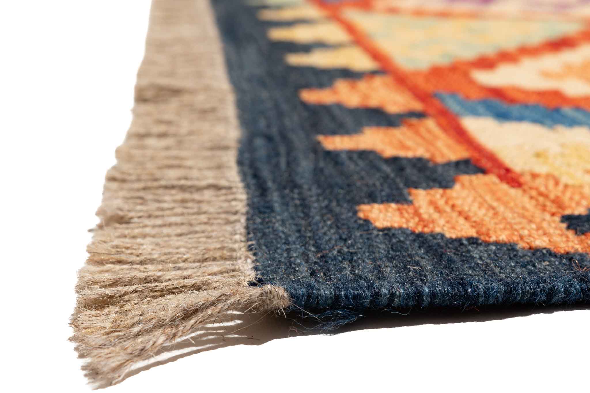 Afghanischer Kelim – 249 × 175 cm – handgewebt aus Schurwolle