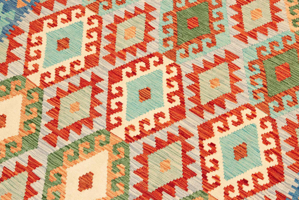 Afghanischer Kelim – 238 × 172 cm – handgewebt aus Schurwolle