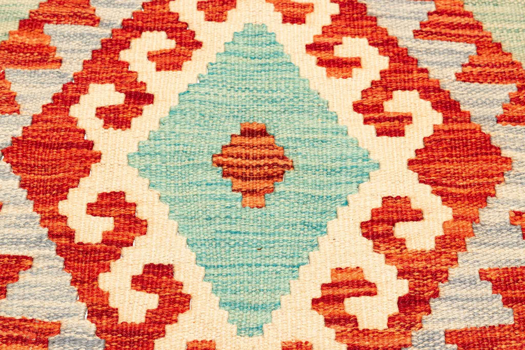 Afghanischer Kelim – 238 × 172 cm – handgewebt aus Schurwolle