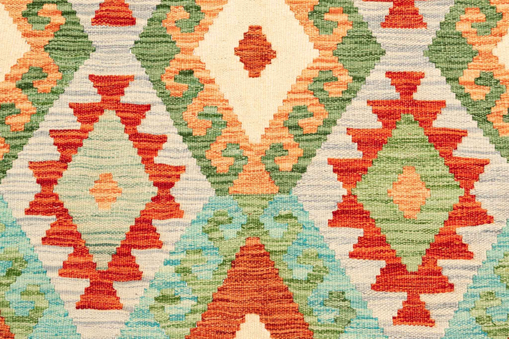 Afghanischer Kelim – 238 × 172 cm – handgewebt aus Schurwolle