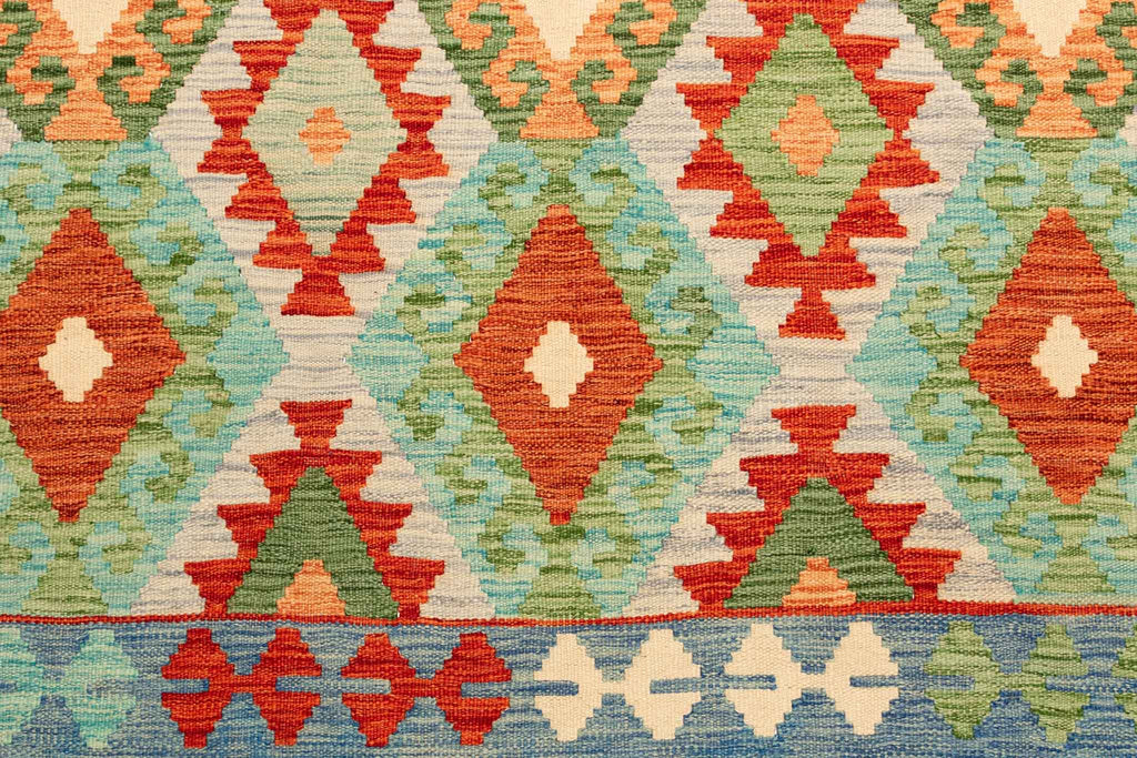 Afghanischer Kelim – 238 × 172 cm – handgewebt aus Schurwolle