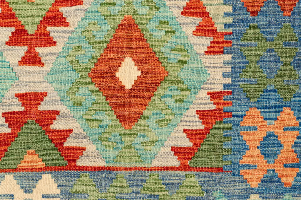Afghanischer Kelim – 238 × 172 cm – handgewebt aus Schurwolle