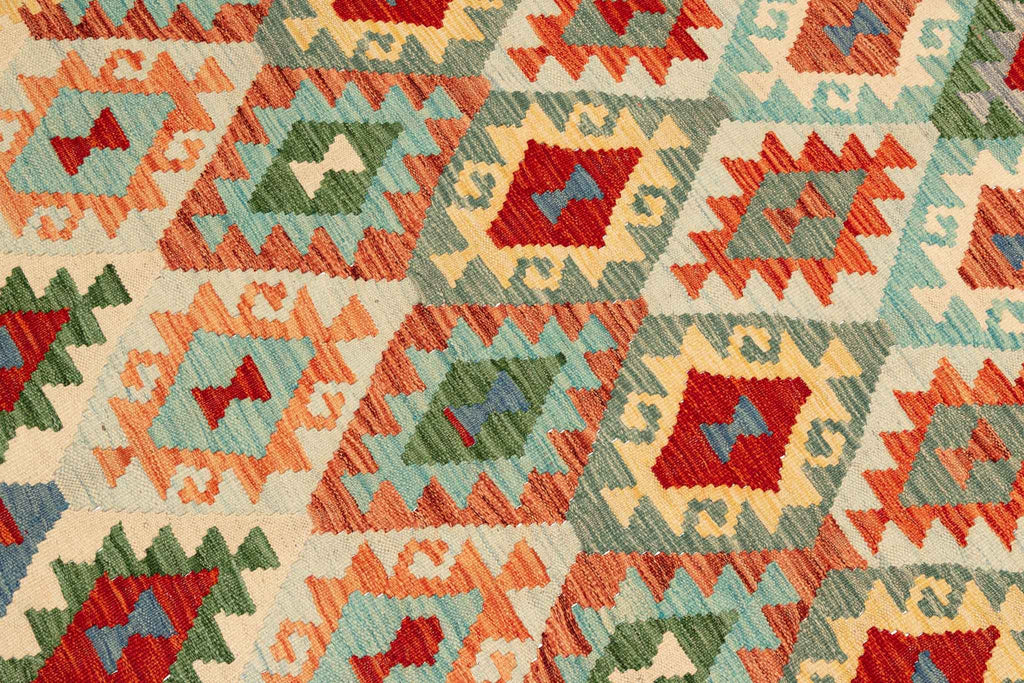 Afghanischer Kelim – 235 × 170 cm – handgewebt aus Schurwolle