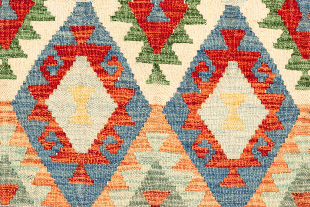 Afghanischer Kelim – 235 × 170 cm – handgewebt aus Schurwolle