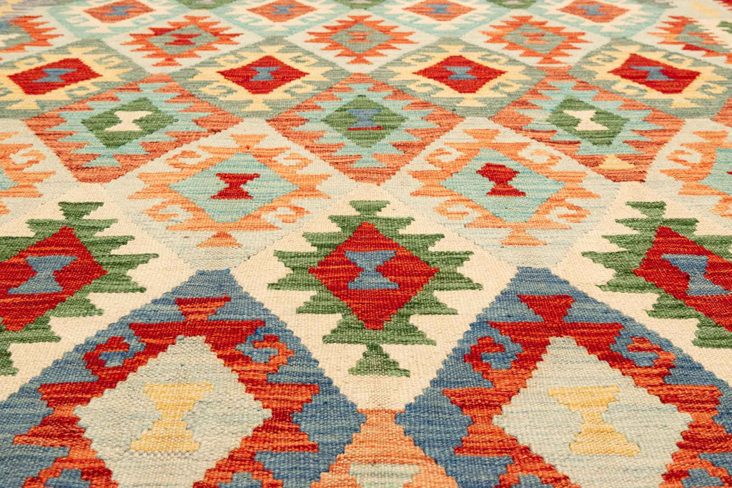 Afghanischer Kelim – 235 × 170 cm – handgewebt aus Schurwolle