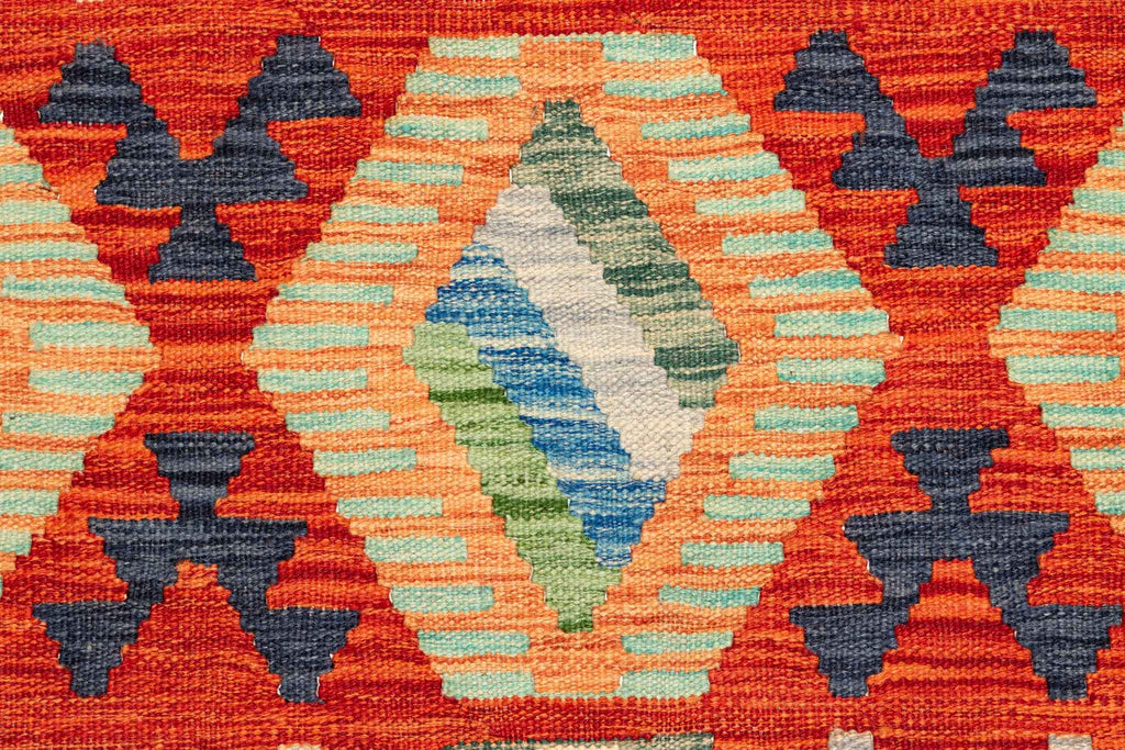 Afghanischer Kelim – 252 × 175 cm – handgewebt aus Schurwolle