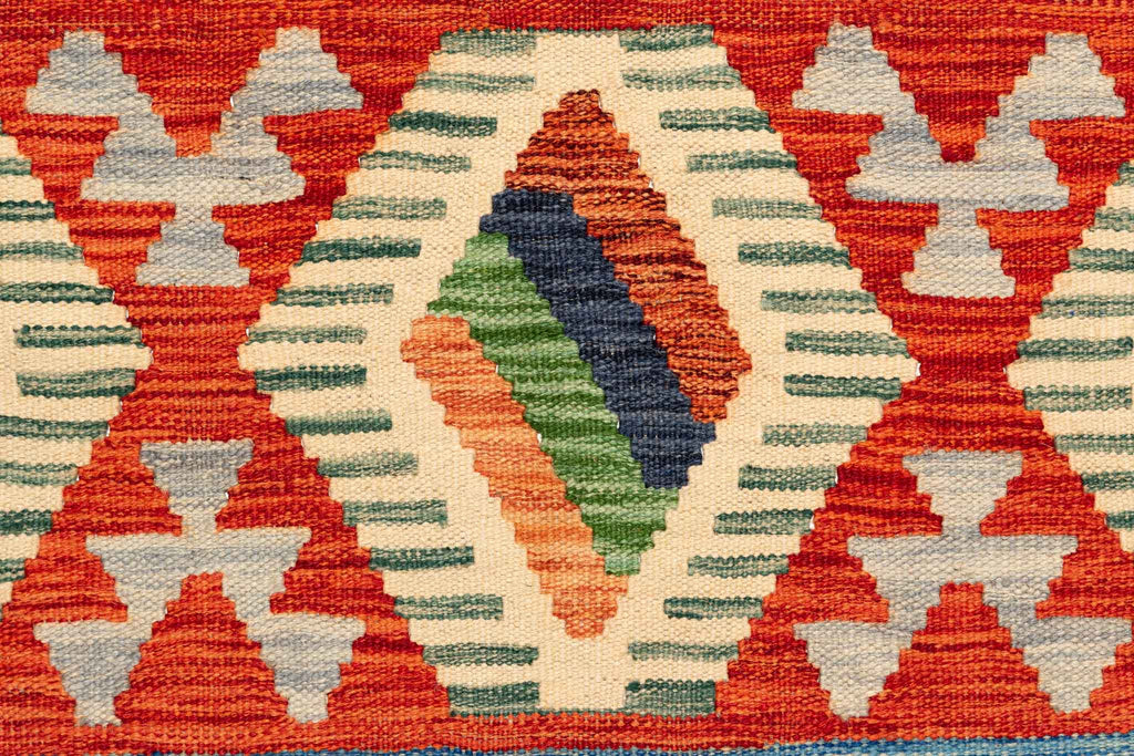Afghanischer Kelim – 252 × 175 cm – handgewebt aus Schurwolle