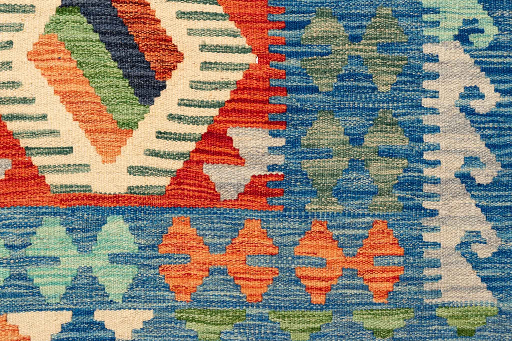 Afghanischer Kelim – 252 × 175 cm – handgewebt aus Schurwolle