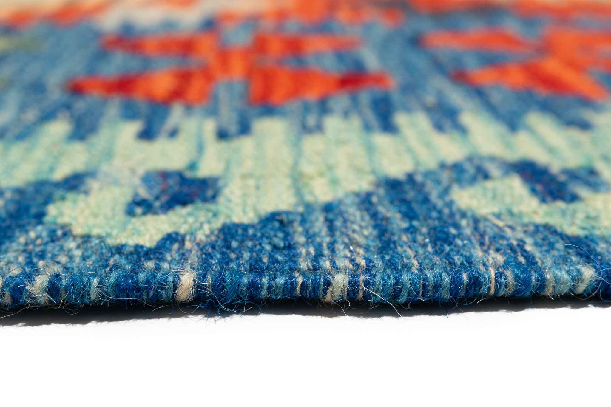 Afghanischer Kelim – 252 × 175 cm – handgewebt aus Schurwolle