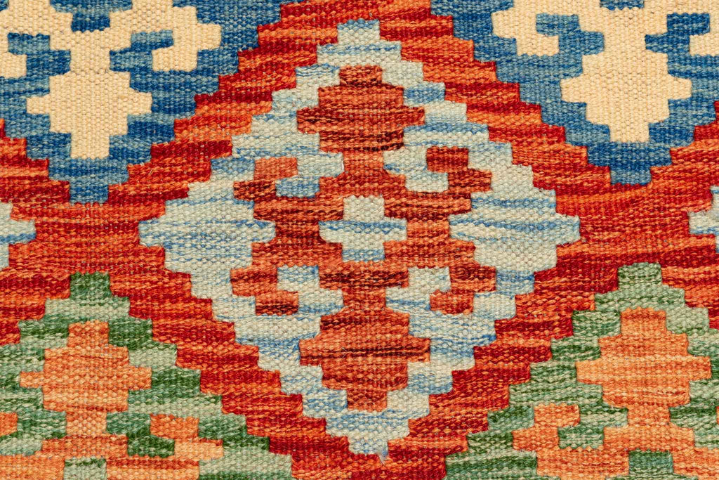 Afghanischer Kelim – 248 × 176 cm – handgewebt aus Schurwolle