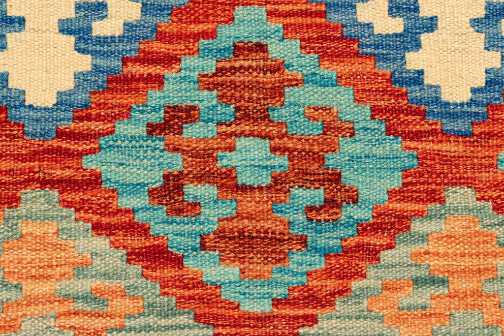 Afghanischer Kelim – 248 × 176 cm – handgewebt aus Schurwolle