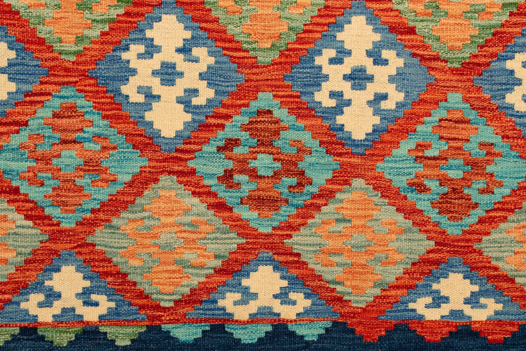 Afghanischer Kelim – 248 × 176 cm – handgewebt aus Schurwolle