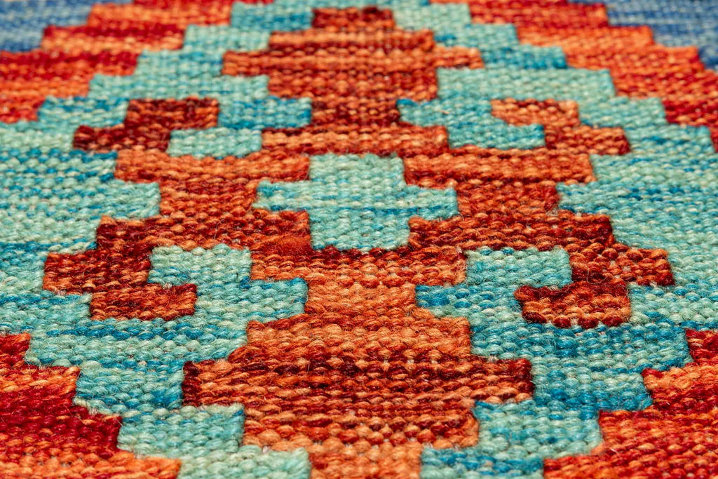 Afghanischer Kelim – 248 × 176 cm – handgewebt aus Schurwolle