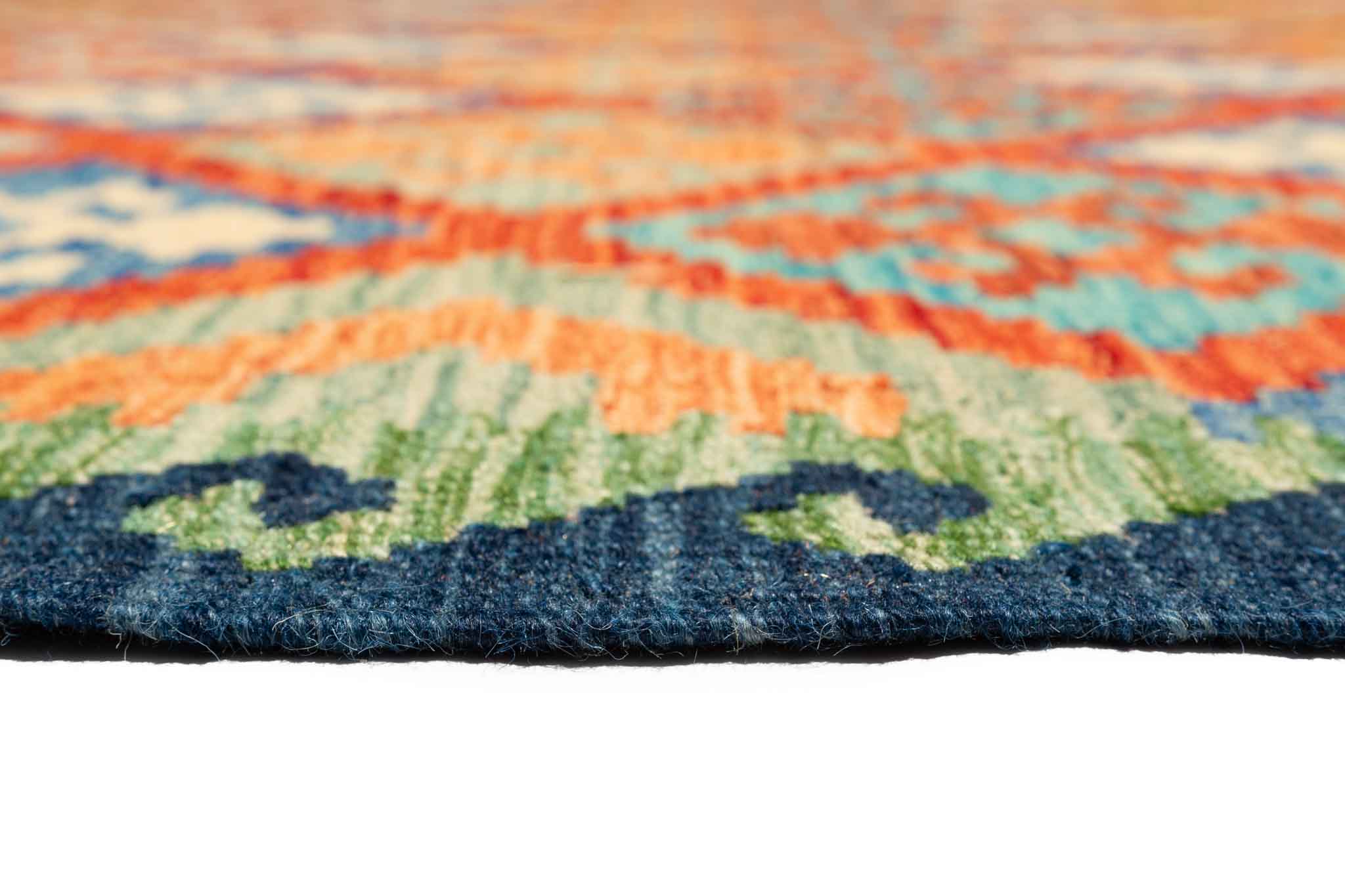 Afghanischer Kelim – 248 × 176 cm – handgewebt aus Schurwolle