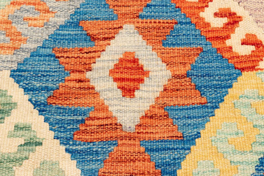 Afghanischer Kelim – 245 × 176 cm – handgewebt aus Schurwolle