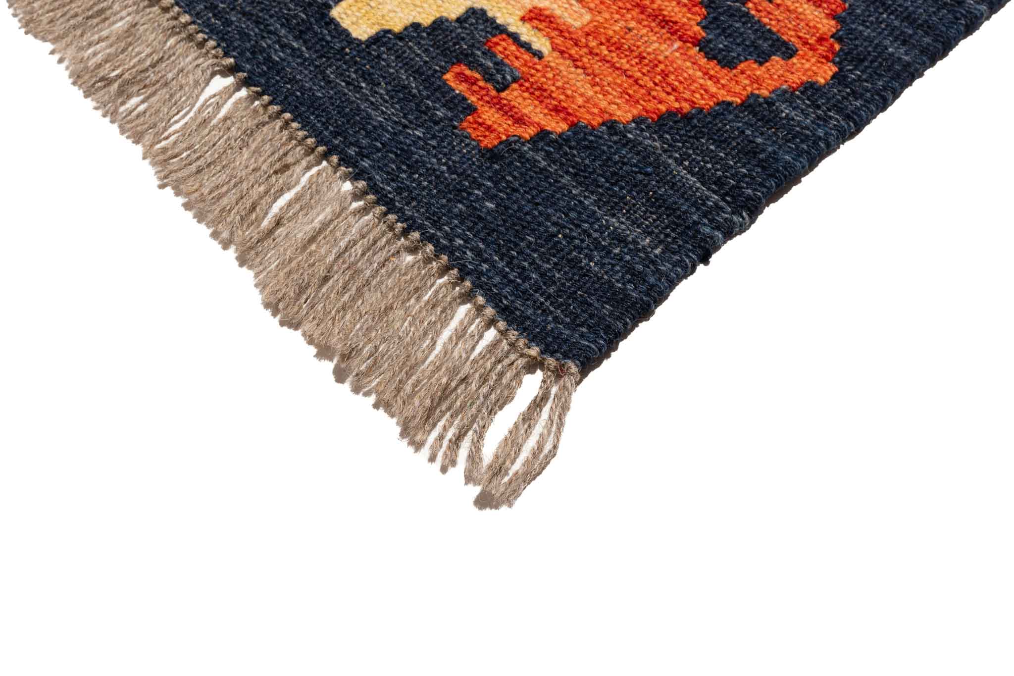 Afghanischer Kelim – 245 × 176 cm – handgewebt aus Schurwolle