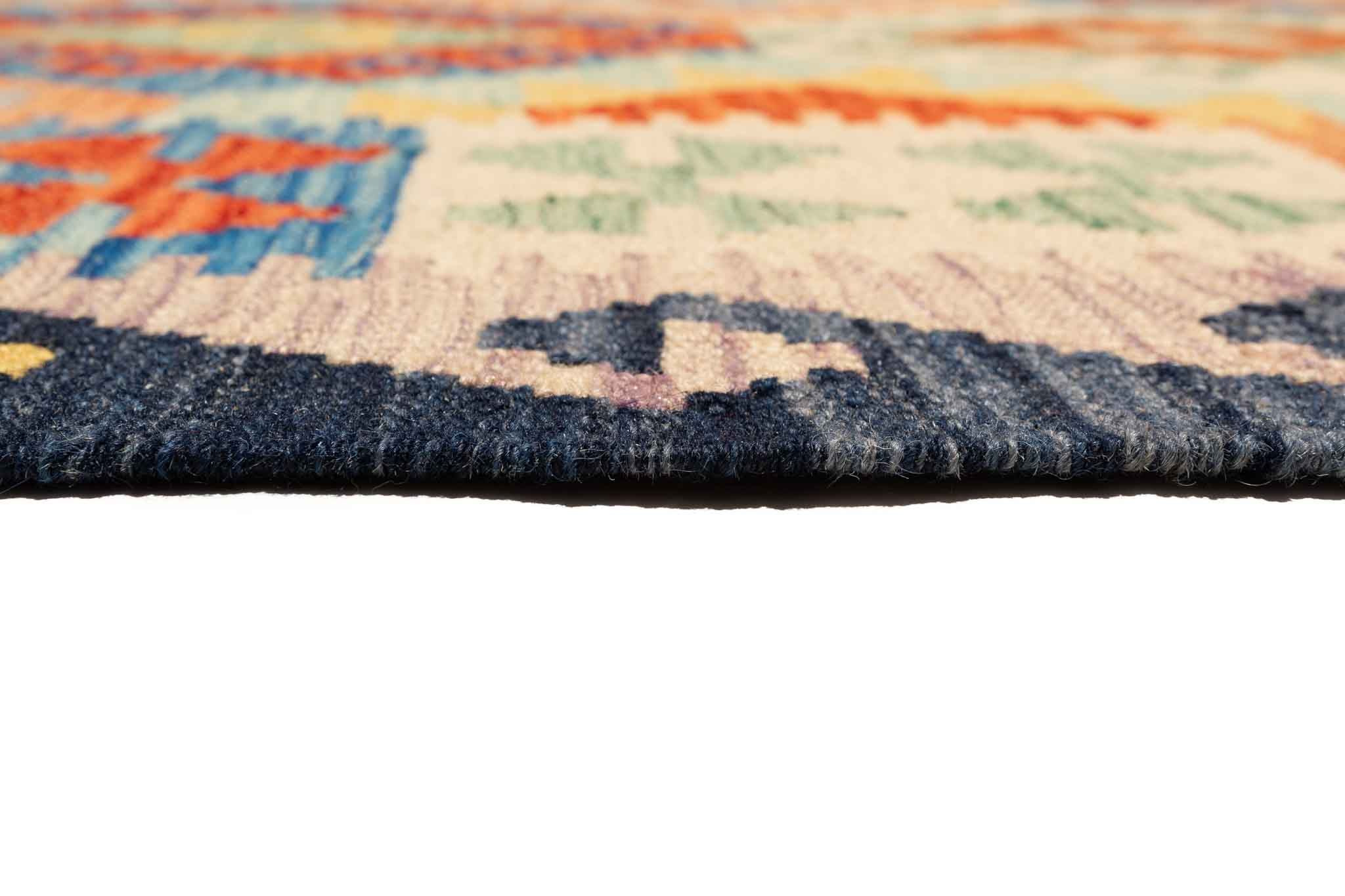 Afghanischer Kelim – 245 × 176 cm – handgewebt aus Schurwolle