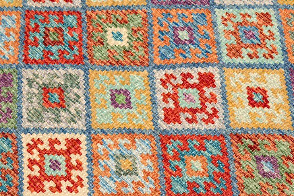 Afghanischer Kelim – 246 × 169 cm – handgewebt aus Schurwolle