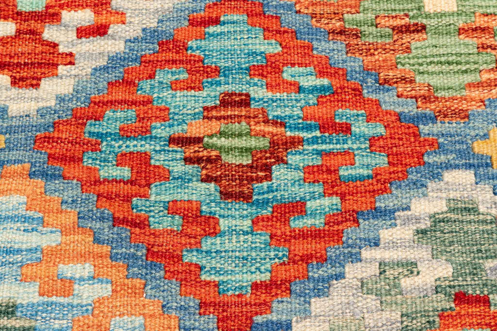Afghanischer Kelim – 246 × 169 cm – handgewebt aus Schurwolle
