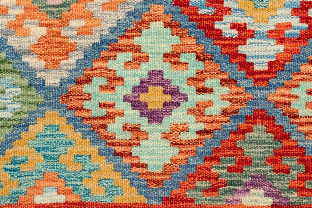 Afghanischer Kelim – 246 × 169 cm – handgewebt aus Schurwolle