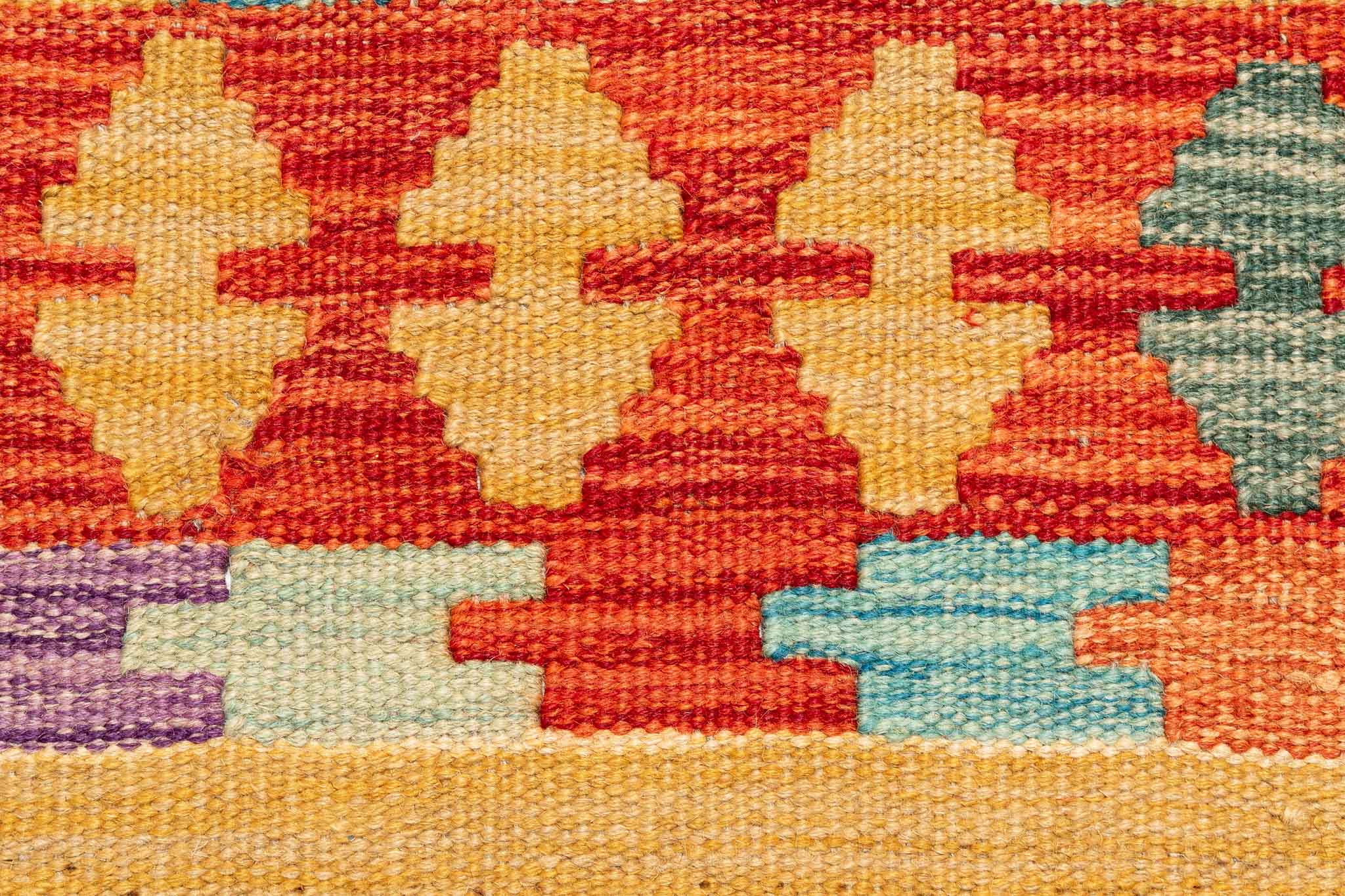 Afghanischer Kelim – 246 × 169 cm – handgewebt aus Schurwolle