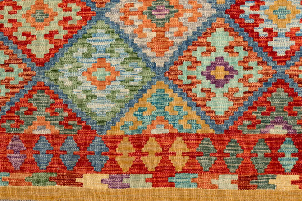 Afghanischer Kelim – 246 × 169 cm – handgewebt aus Schurwolle