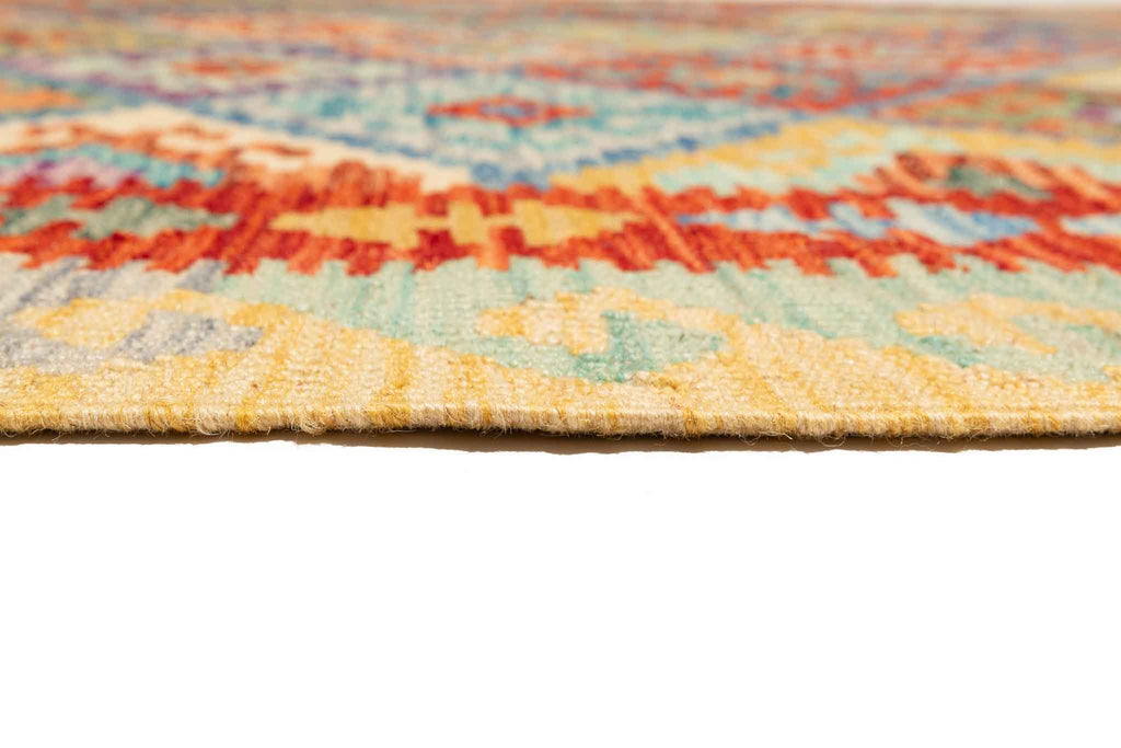 Afghanischer Kelim – 246 × 169 cm – handgewebt aus Schurwolle