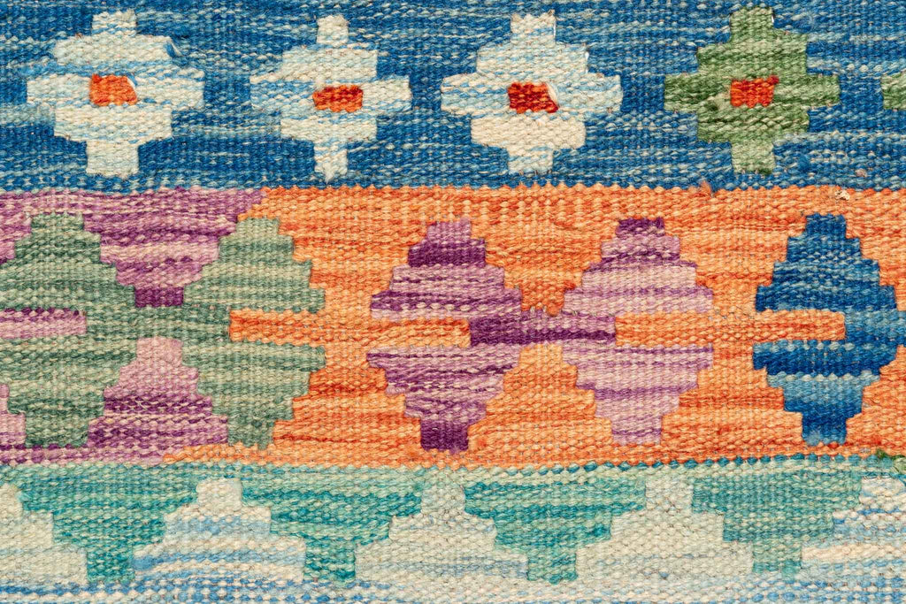 Afghanischer Kelim – 254 × 178 cm – handgewebt aus Schurwolle