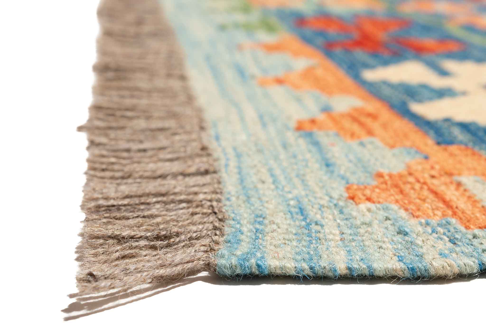 Afghanischer Kelim – 254 × 178 cm – handgewebt aus Schurwolle