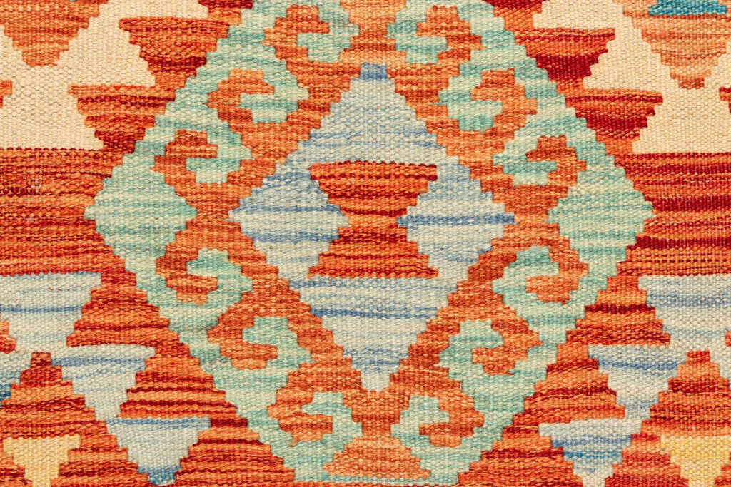 Afghanischer Kelim – 254 × 176 cm – handgewebt aus Schurwolle