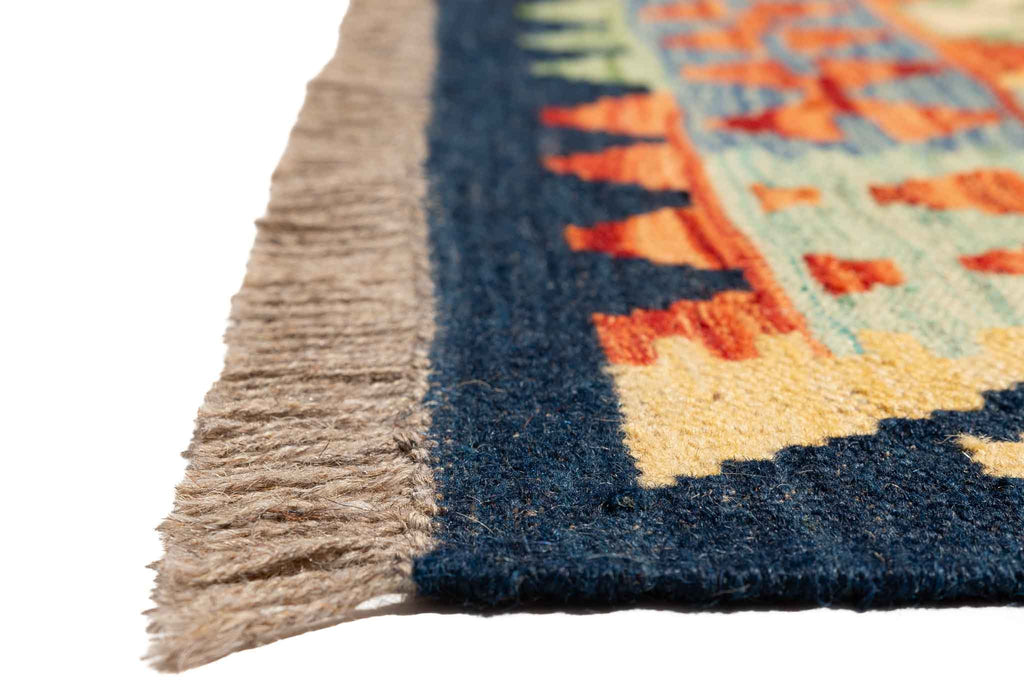 Afghanischer Kelim – 254 × 176 cm – handgewebt aus Schurwolle