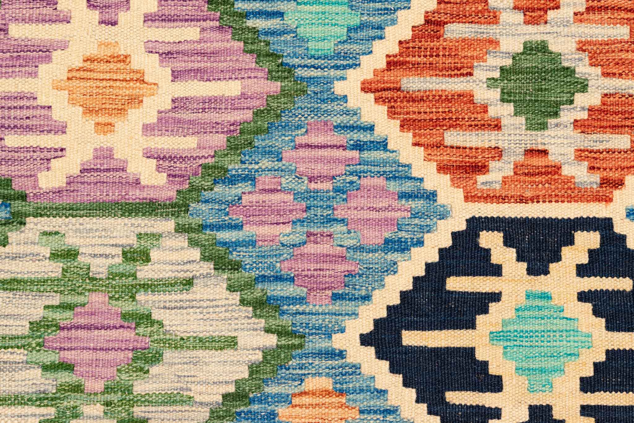 Afghanischer Kelim – 247 × 166 cm – handgewebt aus Schurwolle