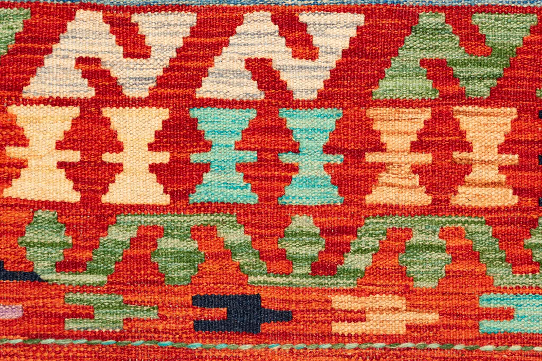 Afghanischer Kelim – 247 × 166 cm – handgewebt aus Schurwolle