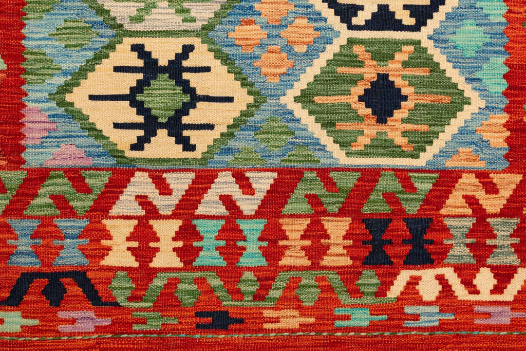 Afghanischer Kelim – 247 × 166 cm – handgewebt aus Schurwolle