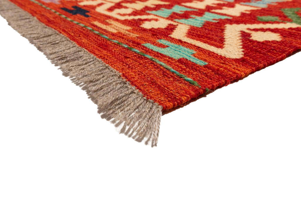 Afghanischer Kelim – 247 × 166 cm – handgewebt aus Schurwolle