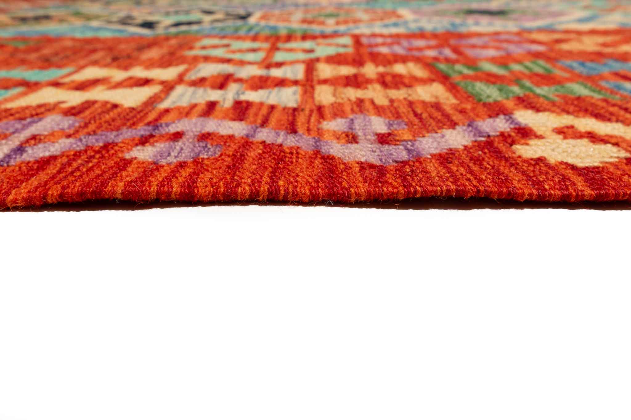 Afghanischer Kelim – 247 × 166 cm – handgewebt aus Schurwolle