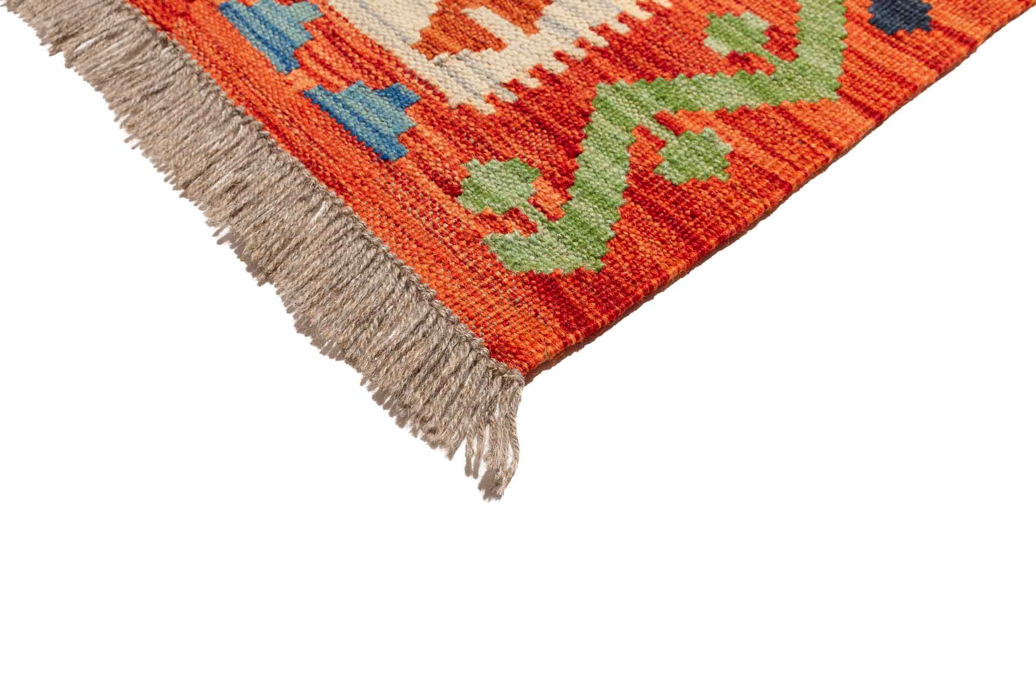 Afghanischer Kelim – 248 × 173 cm – handgewebt aus Schurwolle