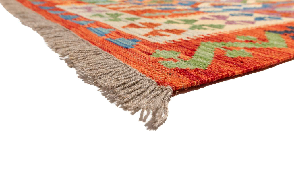 Afghanischer Kelim – 248 × 173 cm – handgewebt aus Schurwolle