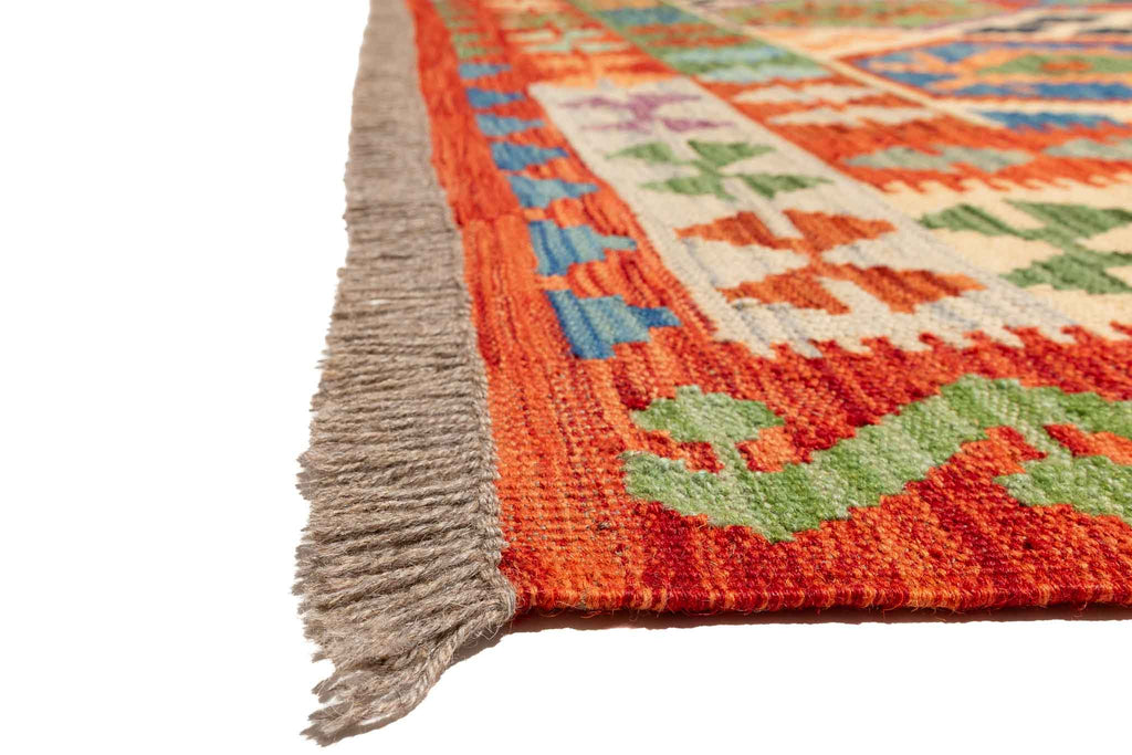 Afghanischer Kelim – 248 × 173 cm – handgewebt aus Schurwolle