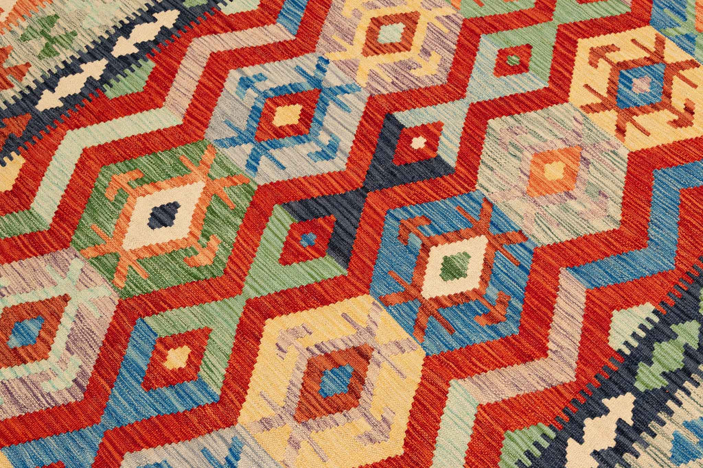 Afghanischer Kelim – 249 × 170 cm – handgewebt aus Schurwolle