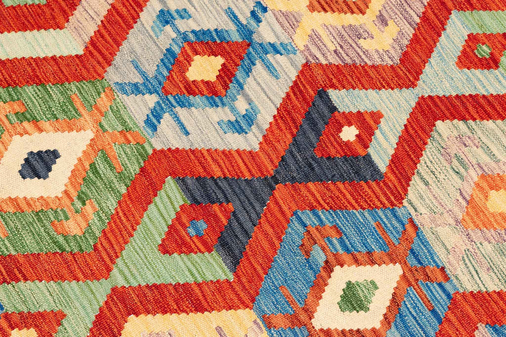 Afghanischer Kelim – 249 × 170 cm – handgewebt aus Schurwolle