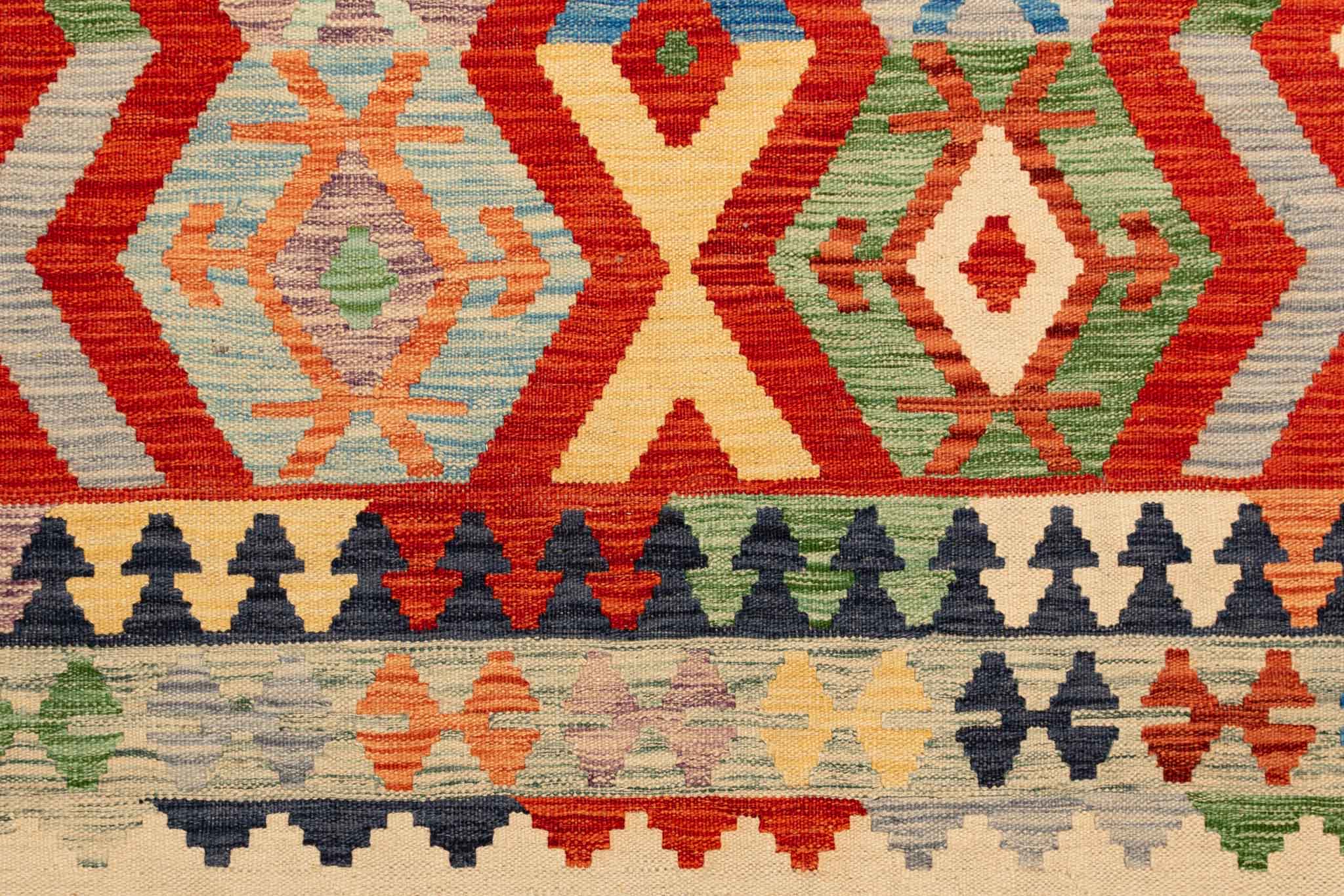 Afghanischer Kelim – 249 × 170 cm – handgewebt aus Schurwolle