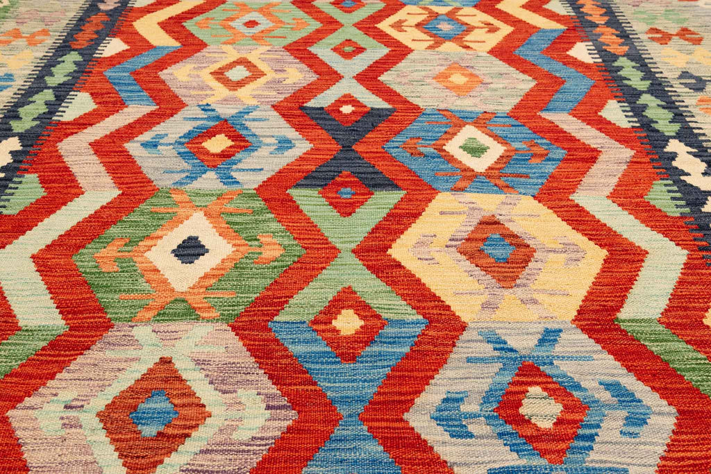 Afghanischer Kelim – 249 × 170 cm – handgewebt aus Schurwolle