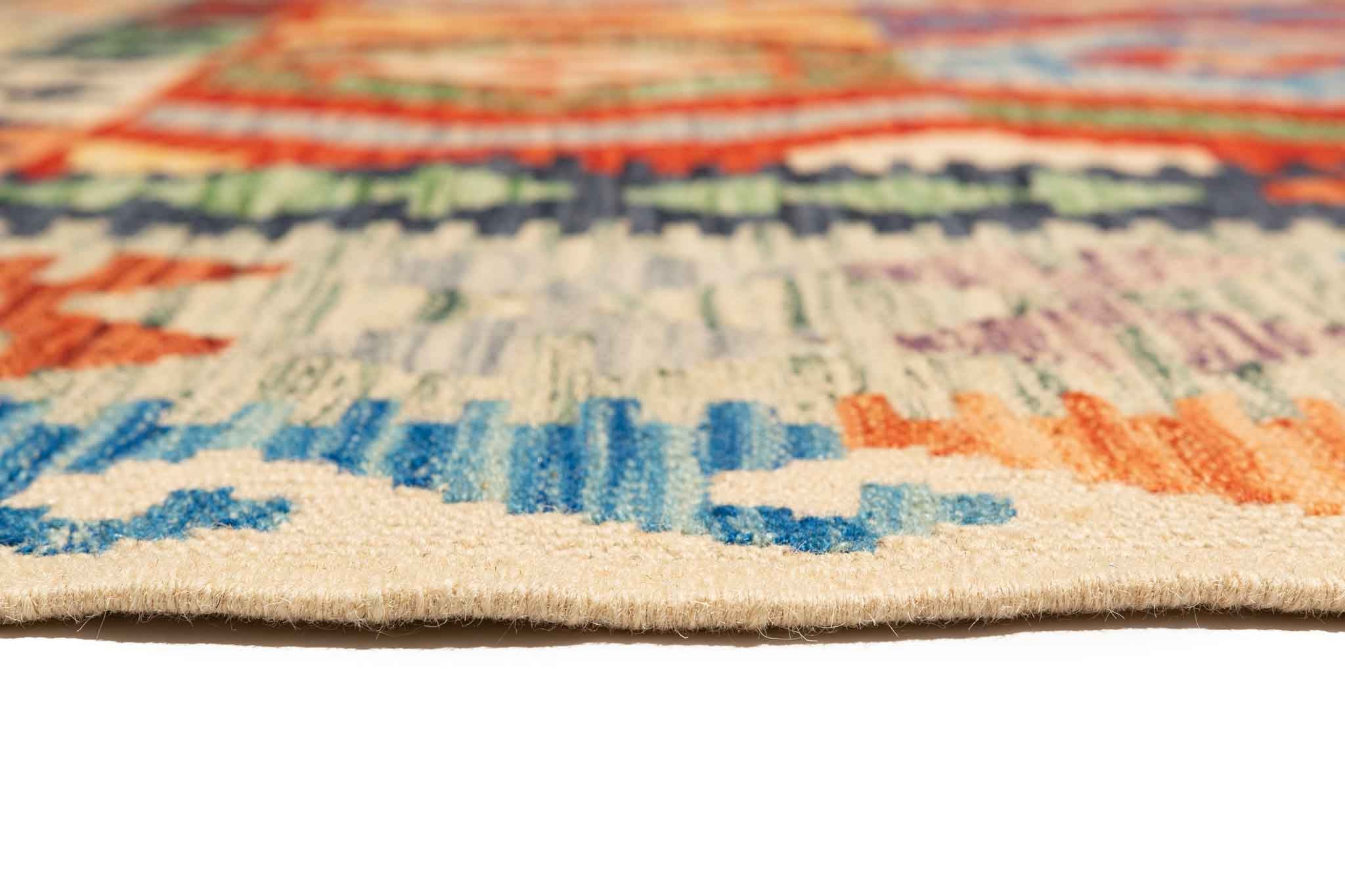 Afghanischer Kelim – 249 × 170 cm – handgewebt aus Schurwolle