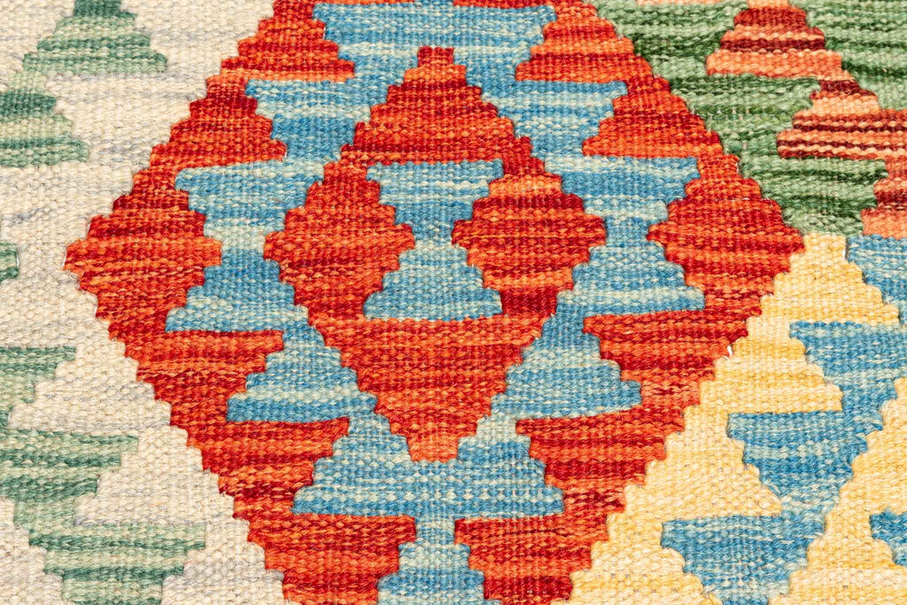 Afghanischer Kelim – 242 × 170 cm – handgewebt aus Schurwolle