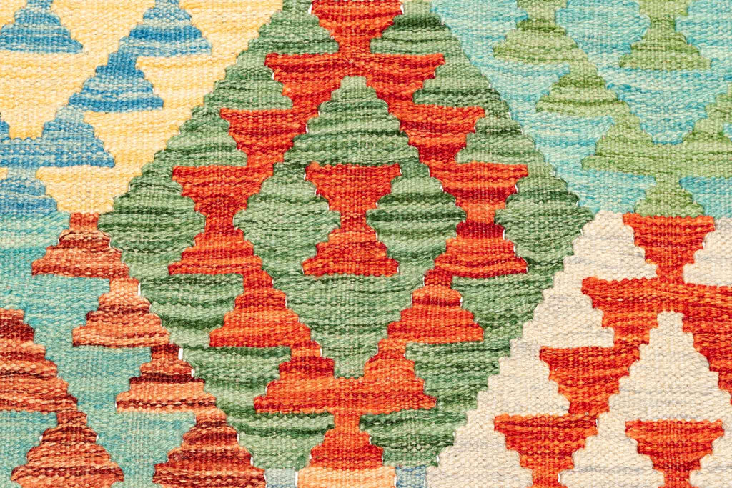 Afghanischer Kelim – 242 × 170 cm – handgewebt aus Schurwolle