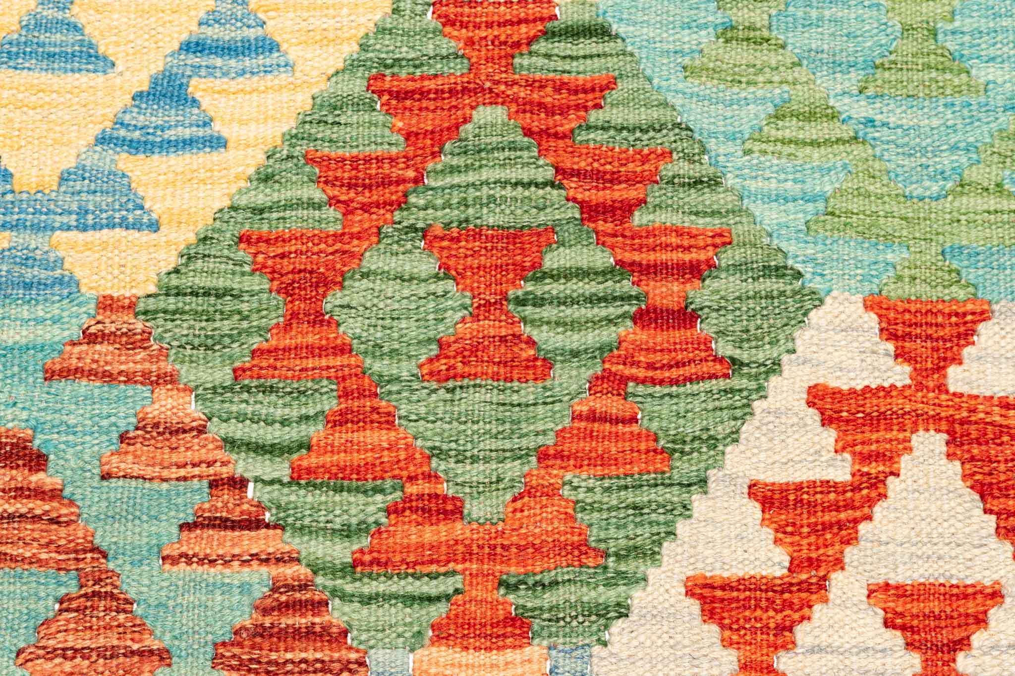 Afghanischer Kelim – 242 × 170 cm – handgewebt aus Schurwolle