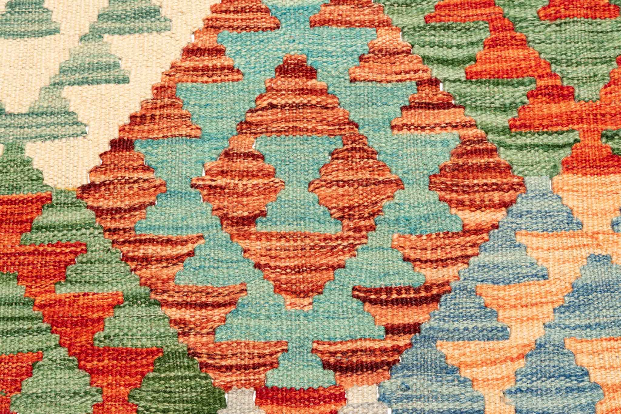 Afghanischer Kelim – 242 × 170 cm – handgewebt aus Schurwolle